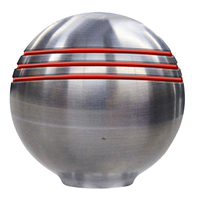 50044     Schmitt &amp; Ongaro Throttle Knob - 1-⅞" - Red Grooves     48241