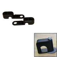 60250     Weld Mount Single Poly Clamp f/1/4" x 20 Studs - 1/4" OD - Requires 0.75" Stud - Qty. 25     48831