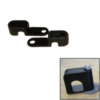 60375     Weld Mount Single Poly Clamp f/1/4" x 20 Studs - 3/8" OD - Requires 1" Stud - Qty. 25     48832