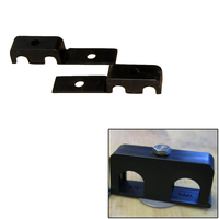 80375     Weld Mount Double Poly Clamp f/1/4" x 20 Studs - 3/8" OD - Requires 1" Stud - Qty. 25     48838