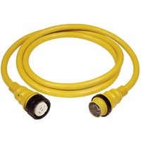 6152SPP-25     Marinco 50Amp 125/250V Shore Power Cable - 25' - Yellow     49225