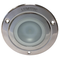 114110     Lumitec Shadow - Flush Mount Down Light - Polished SS Finish - 4-Color White/Red/Blue/Purple Non-Dimming     50213