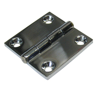 6163     Whitecap Butt Hinge - 316 Stainless Steel - 1-1/2" x 1-1/2"     50362