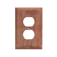 60170     Whitecap Teak Outlet Cover/Receptacle Plate     50645