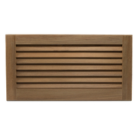 60716     Whitecap Teak Louvered Insert - 9-3/8" x 18" x 3/4"     50655