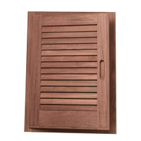 60725     Whitecap Teak Louvered Door & Frame - Left Hand - 15" x 20"     50670