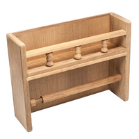 62446     Whitecap Teak Paper Towel Holder w/Spice Rack     50716