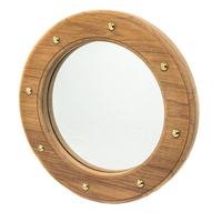 62540     Whitecap Teak Porthole Mirror     50718