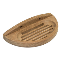 62315     Whitecap Teak Oval Soap Dish     50748