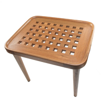 60020     Whitecap Teak Cockpit Grate End Table     50787