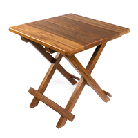 60031     Whitecap Teak Solid Top Fold Away Table     50788