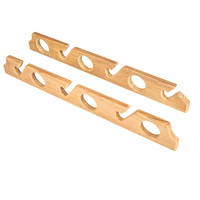 60614     Whitecap Teak Six-Rod Storage Rack - Pair     50797