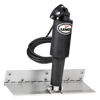 15125-101     Lenco 4" x 12" Limited Space Trim Tab Kit w/o Switch Kit 12V - Standard Finish - Standard Actuator     50937