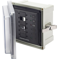 3119     Blue Sea SMS Surface Mount System Panel Enclosure - 120/240V AC/50A ELCI Main - 1 Blank Circuit Position     52007