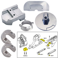 20801     Tecnoseal Anode Kit w/Hardware - Mercury Alpha 1 Gen 2 - Zinc     52026