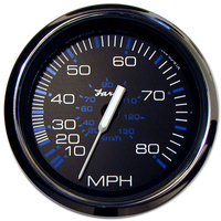 33705     Faria Chesapeake Black 4" Speedometer - 80MPH (Pitot)     54627