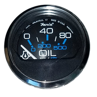 13702     Faria Chesapeake Black 2" Oil Pressure Gauge (80 PSI)     54629