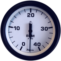 32942     Faria Euro White 4" Tachometer 4000 RPM (Diesel) (Mechanical Takeoff &amp; Var Ratio Alt)     54702