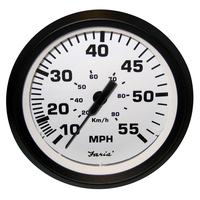 32909     Faria Euro White 4" Speedometer - 55MPH (Pitot)     54707