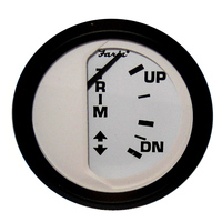 12916     Faria Euro White 2" Trim Gauge f/ Mercury / Mariner /Mercruiser/Volvo DP/ Yamaha '01 and Newer     54713