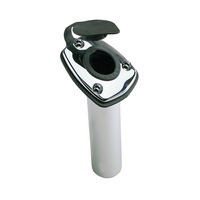 1205DP0CHR     Perko Fishing Rod Holder - 65&deg; Angled Flush Mount - Chrome Plated Zinc     55842