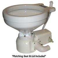 162HF012     Raritan Sea Era Toilet - Household Style - Freshwater Solenoid - Straight &amp; 90&deg; Discharge - Smart Toilet Control - 12v     55864