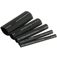 301503     Ancor Adhesive Lined Heat Shrink Tubing Kit - 8-Pack, 3", 20 to 2/0 AWG, Black     58827