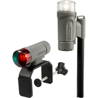 14190-7     Attwood Clamp-On Portable LED Light Kit - Marine Gray     59501