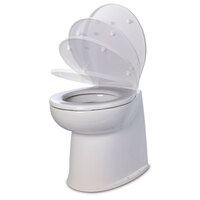 58040-3012     Jabsco 17" Deluxe Flush Fresh Water Electric Toilet w/Soft Close Lid - 12V     59939