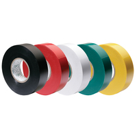 339066     Ancor Premium Assorted Electrical Tape - 1/2" x 20' - Black / Red / White / Green / Yellow     59982