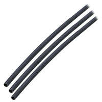 301103     Ancor Adhesive Lined Heat Shrink Tubing (ALT) - 1/8" x 3" - 3-Pack - Black     60039