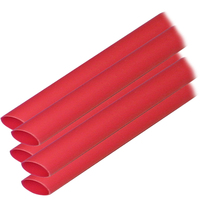 304606     Ancor Adhesive Lined Heat Shrink Tubing (ALT) - 3/8" x 6" - 5-Pack - Red     60061