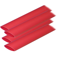 306606     Ancor Adhesive Lined Heat Shrink Tubing (ALT) - 3/4" x 6" - 4-Pack - Red     60080