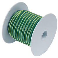 109302     Ancor Green w/Yellow Stripe 10 AWG Tinned Copper Wire - 25'     60923