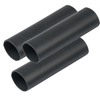 326103     Ancor Heavy Wall Heat Shrink Tubing - 3/4" x 3" - 3-Pack - Black     61039