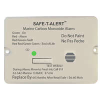 62-542-MARINE     Safe-T-Alert 62 Series Carbon Monoxide Alarm - 12V - 62-542-Marine - Flush Mount - White     61257