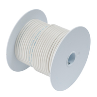 111702     Ancor White 8 AWG Tinned Copper Wire - 25'     61420