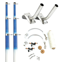 88200-1     Tigress 15' Fiberglass Telescoping Outrigger System - White/Blue     63261