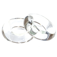 88650     Tigress Glass Outrigger Rings - Pair     63526