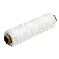 88672     Tigress 100' of 375lb Nylon Braid - White     63540