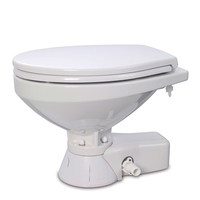 37045-3092     Jabsco Quiet Flush Freshwater Toilet - Compact Bowl - 12V     64134