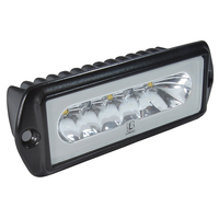 101186     Lumitec Capri2 - Flush Mount LED Flood Light - Black Housing - 2-Color White/Blue Dimming     64295