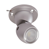 111903     Lumitec GAI2 White Light - Heavy-Duty Base w/Built-In Switch - Brushed Housing     64298