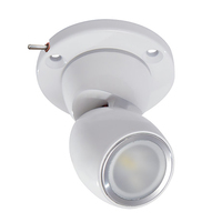 111928     Lumitec GAI2 White Dimming, Blue/Red Non-Dimming - Heavy-Duty Base w/Built-In Switch - White Housing     64304