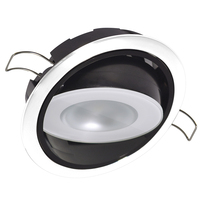 115127     Lumitec Mirage Positionable Down Light - Spectrum RGBW Dimming - White Bezel     64315