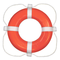 363     Taylor Made Foam Ring Buoy - 20" - Orange w/White Grab Line     65031