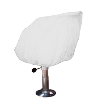 40230     Taylor Made Helm/Bucket/Fixed Back Boat Seat Cover - Vinyl White     65042