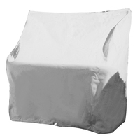 40240     Taylor Made Small Swingback Back Boat Seat Cover - Vinyl White     65044