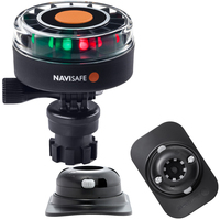340KIT2     Navisafe Navilight 2NM Tricolor w/Navimount Base &amp; RIB Mount - Black     68156
