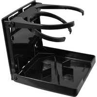 2445-7     Attwood Fold-Up Drink Holder - Dual Ring - Black     69852